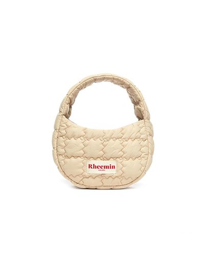 RHEEMIN ROUND MINI Bag - BEIGE