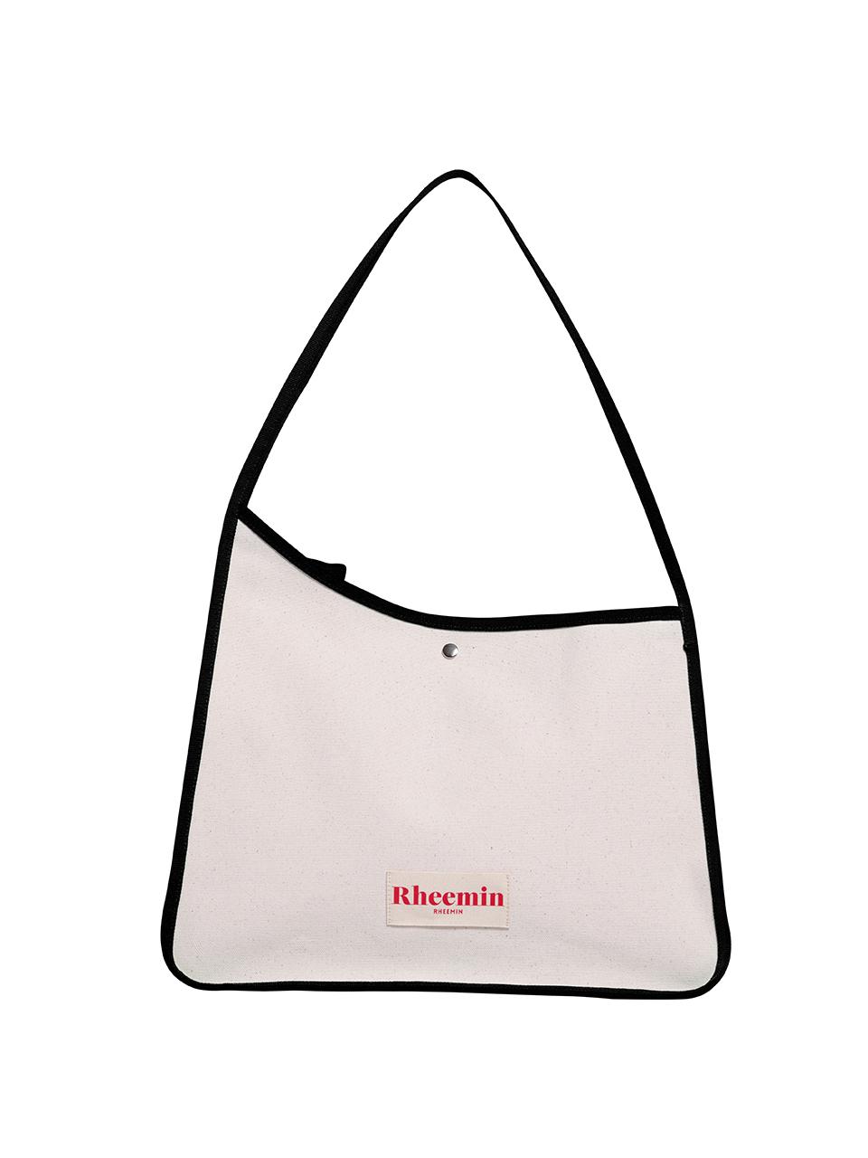 RHEEMIN SLASH CANVAS BIG Bag - BLACK