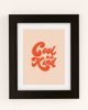 Rhianna Marie Chan Rhianna Marie Chan Cool To Be Kind Art Print in Black Matte Frame at Urban Outfitters - 1
