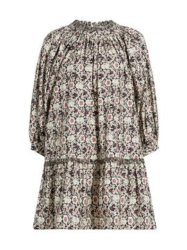 Rhode Women's Angelica Cotton Printed Minidress