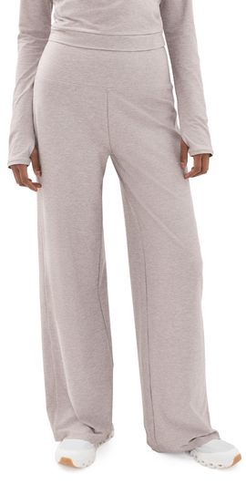 Rhone Rhone Atmosphere Wide Leg Pants Taupe Mist Heather