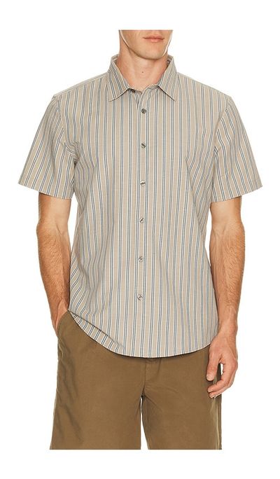 Rhone Rhone Brezza Linen Blend Short Sleeve Shirt