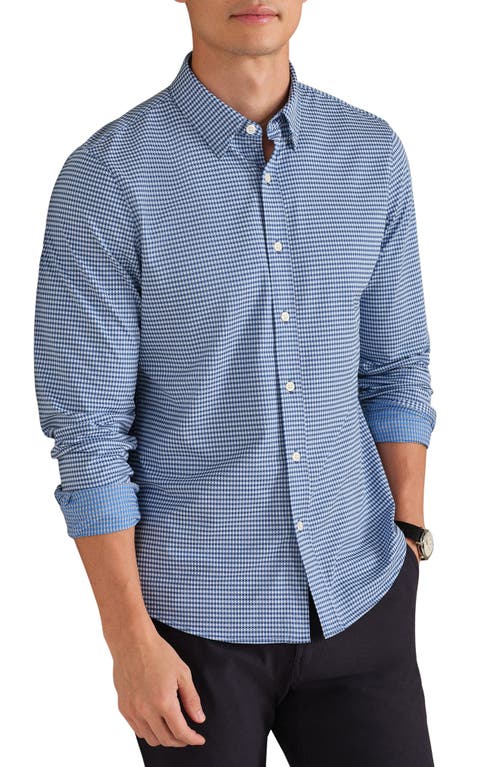 Rhone Rhone Commuter Slim Fit Gingham Check Performance Button-Up Shirt
