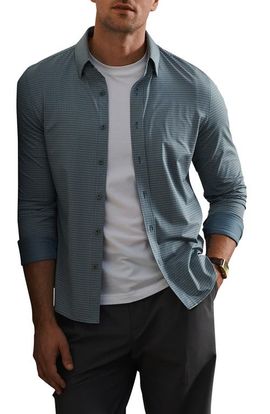 Rhone Rhone Commuter Slim Fit Gingham Shirt