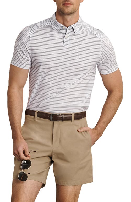 Rhone Rhone Commuter Stripe Slim Fit Performance Polo