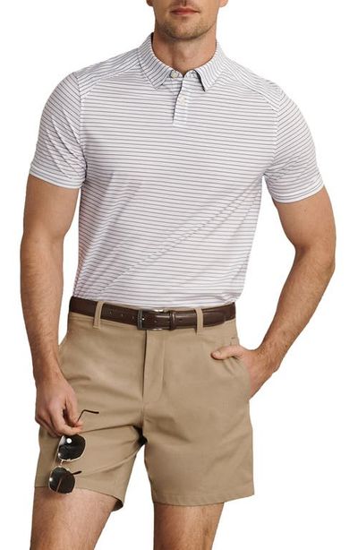 Rhone Rhone Commuter Stripe Slim Fit Performance Polo