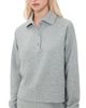 Rhone Rhone Dreamglow Polo Sweatshirt Heather Gray - 1