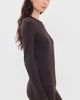 Rhone Rhone Featherweight Rib Long Sleeve Tee Dark Espresso - 5