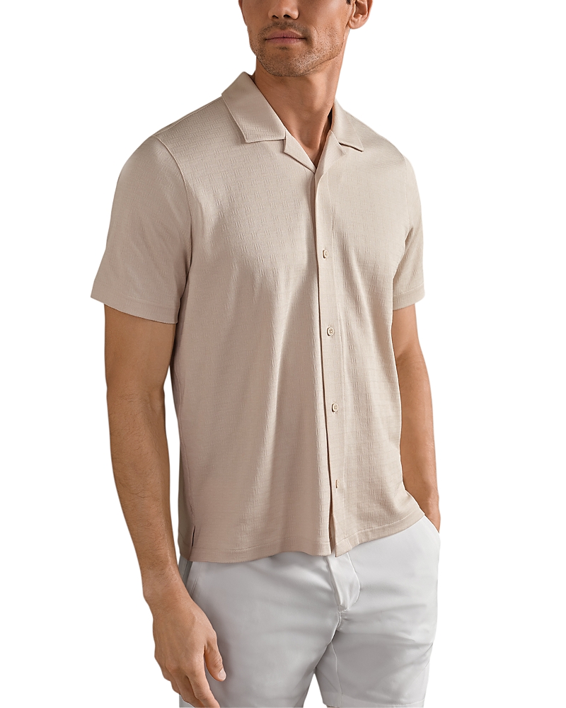 Rhone Rhone Palms Camp Collar Patterned Shirt