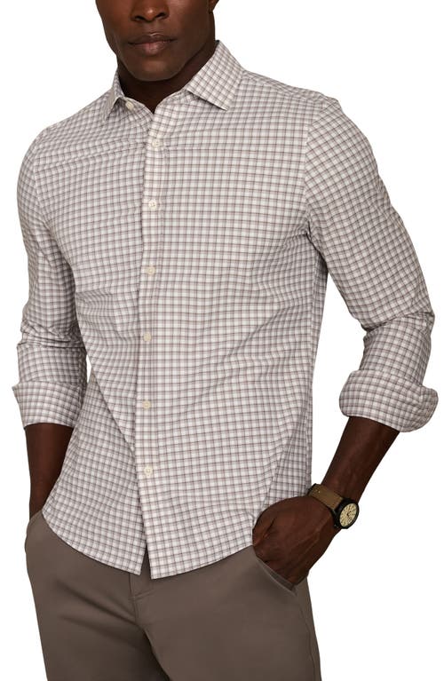 Rhone Rhone State of Mind Slim Fit Check Performance Button-Up Shirt