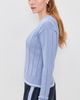Rhone Rhone Varsity Cable Knit Sweater Hydrangea Blue - 4