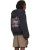 Rhude Rhude Balck 'Rhude Safari Crest' Zip-Up Hoodie - 3