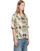 Rhude Rhude Beige Vin Bandana Print Button-Up Shirt - 2
