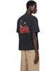 Rhude Rhude Black 'American Spirit' Pocket T-shirt - 3