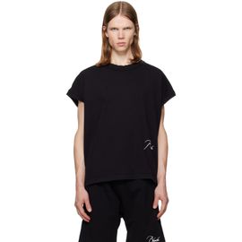 Rhude Rhude Black Classique Cutoff Sleeve T-shirt