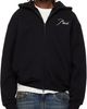 Rhude Rhude Black Classique Zip Up Hoodie - 1
