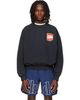 Rhude Rhude Black Filtaro Crest Crewneck Sweatshirt - 1
