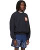 Rhude Rhude Black Filtaro Crest Crewneck Sweatshirt - 2