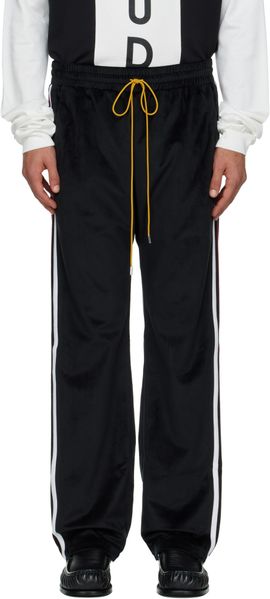 Rhude Rhude Black Mancino Velour Track Pants