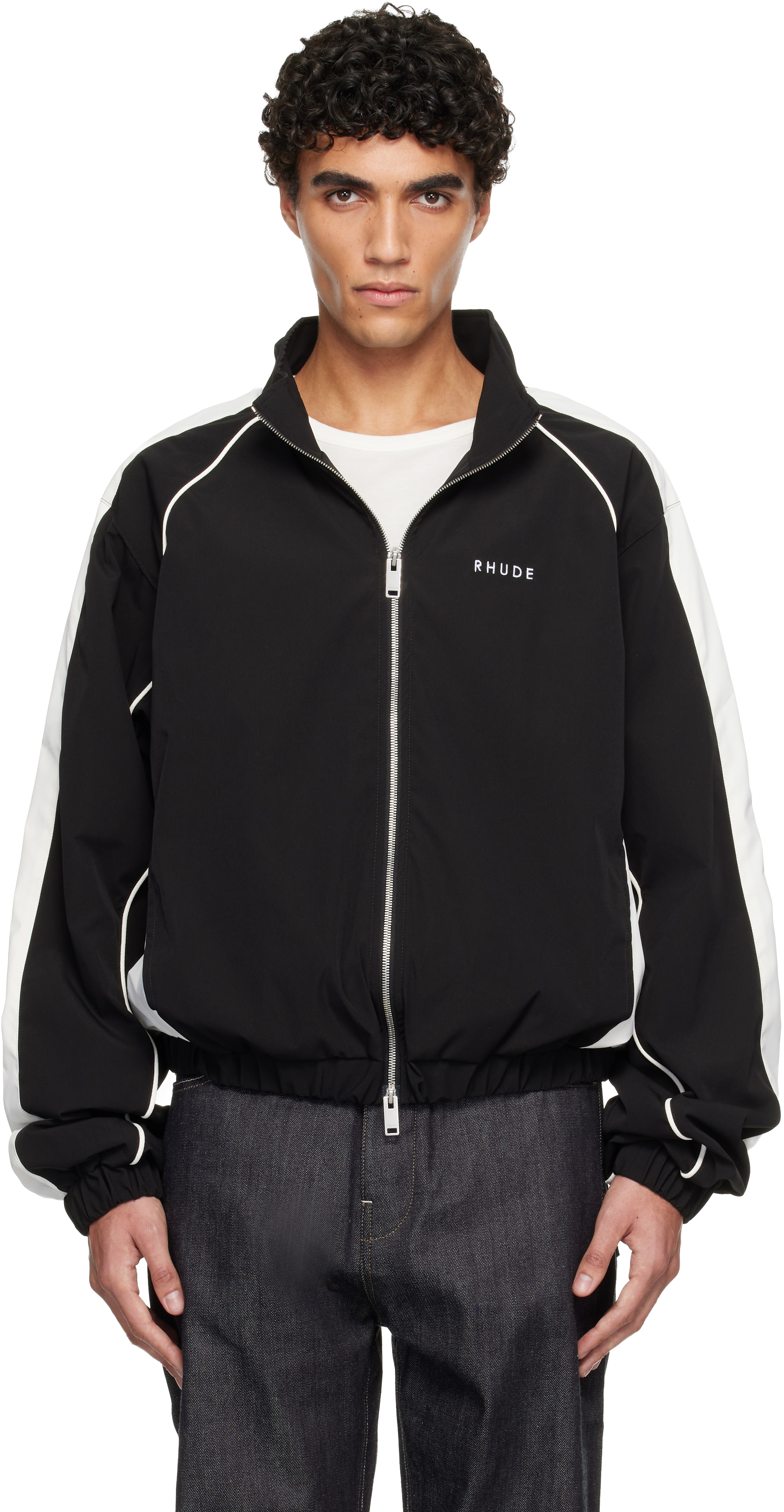 Rhude - Black Ramona Piping Track Jacket