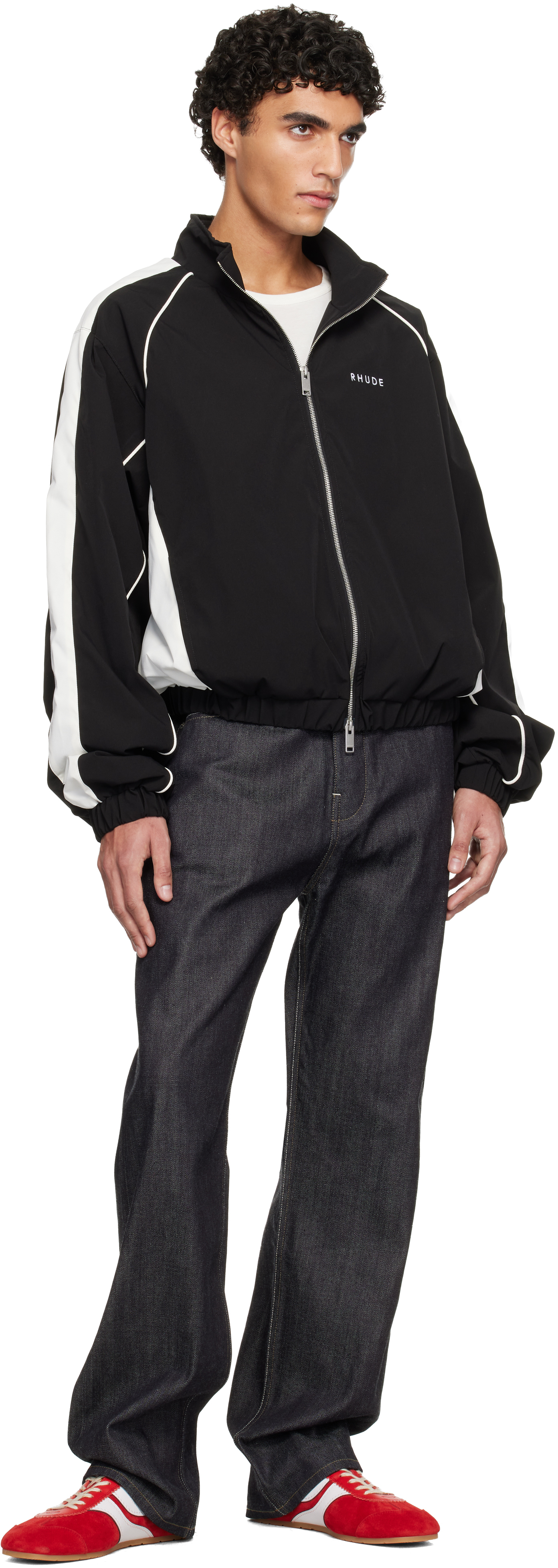 Rhude - Black Ramona Piping Track Jacket