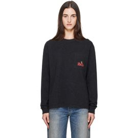 Rhude Rhude Black 'Rhude American Spirit' Pocket Long Sleeve T-shirt