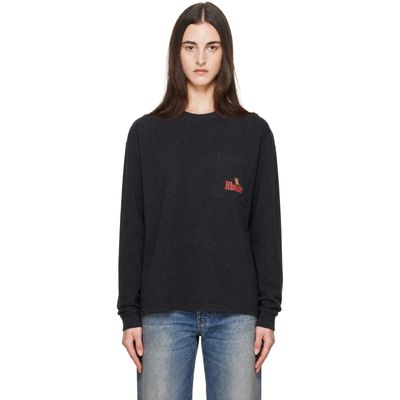Rhude Rhude Black 'Rhude American Spirit' Pocket Long Sleeve T-shirt