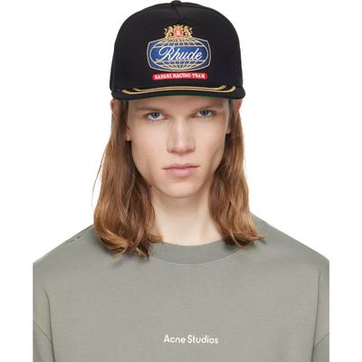 Rhude Rhude Black 'Rhude Safari' Crest Cap