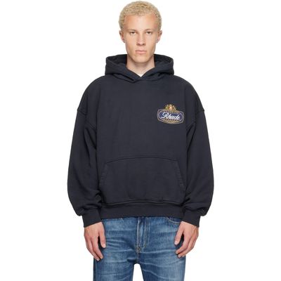 Rhude Rhude Black Safari Crest Hoodie