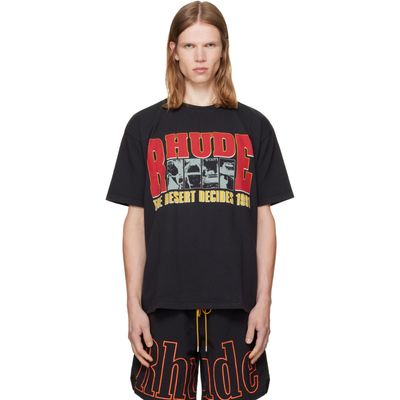 Rhude Rhude Black 'The Desert Decides' T-shirt