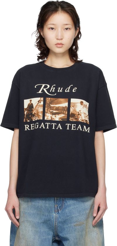 Rhude Rhude Black USVI Regatta Tour T-shirt