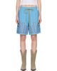 Rhude Rhude Blue Logo Track Shorts - 1