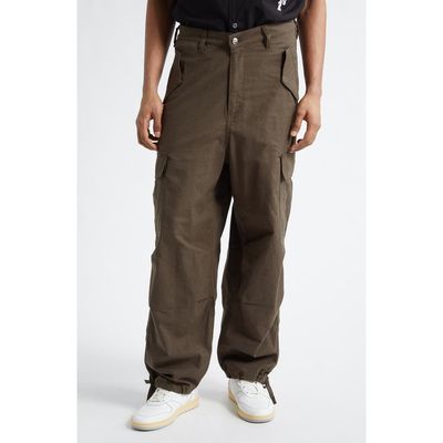 Rhude Rhude Cotton & Linen Parachute Cargo Pants