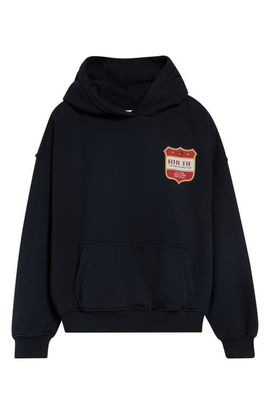 Rhude Rhude Filtaro Crest Logo Cotton Fleece Hoodie