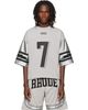 Rhude Rhude Gray Lightning Football Jersey - 1