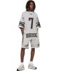 Rhude Rhude Gray Lightning Football Jersey - 4