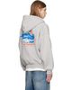 Rhude Rhude Gray 'Rhude Automobile Club' Zip-Up Hoodie - 3