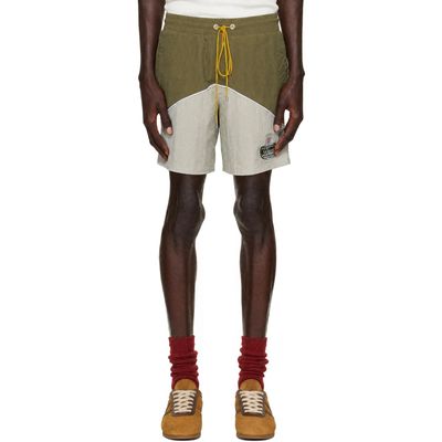 Rhude Rhude Khaki Desert Racing Track Shorts