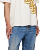 Rhude Rhude Off-White 'Rhude' Collegiate Crest T-shirt - 4