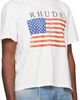 Rhude Rhude Off-White USA Flag Slub T-shirt - 2