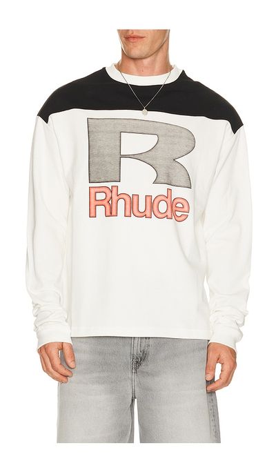 Rhude Rhude Racing Panel Long Sleeve Shirt