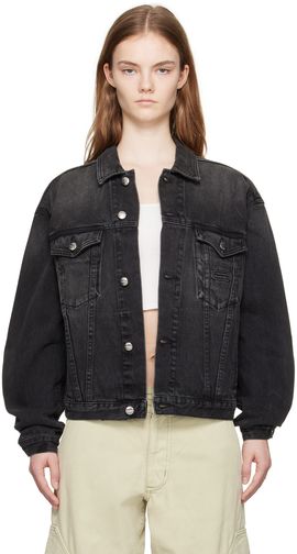 Rhude Rhude SSENSE Exclusive Black Denim Jacket