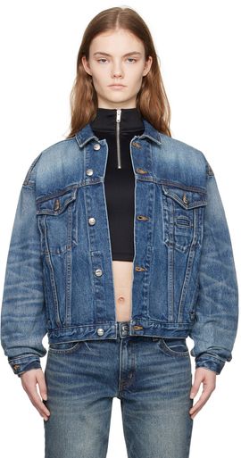 Rhude Rhude SSENSE Exclusive Blue Denim Jacket