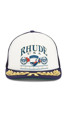 Rhude Rhude USA Sailing Icon Trucker Hat