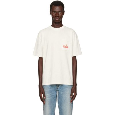 Rhude Rhude White 'American Spirit' Pocket T-shirt