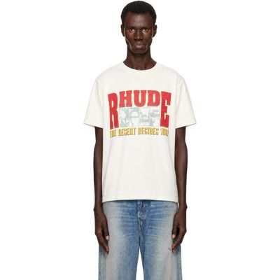 Rhude Rhude White 'The Desert Decides' T-shirt