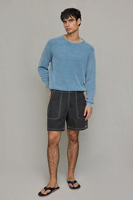 Rhythm Rhythm Botanic Jam Shorts in Charcoal, Men's at Urban Outfitters