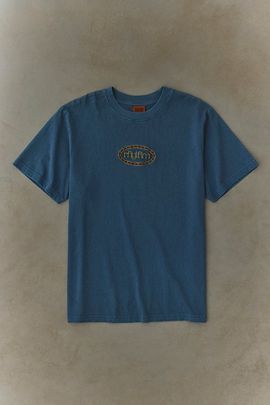 Rhythm Rhythm Botanica Logo Embroidered Vintage Tee in Navy, Men's at Urban Outfitters