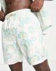 Rhythm Rhythm cairo linen beach shorts in blue print - part of a set-Multi - 1