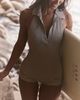 Rhythm Rhythm Capri Check Polo One Piece - 3